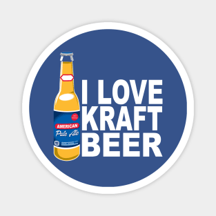 I Love Kraft Beer Magnet